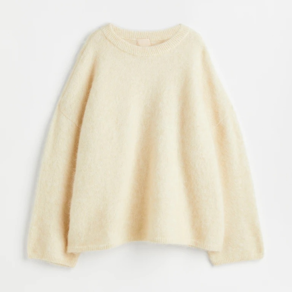 H&M Oversized Mohair Blend Sweater